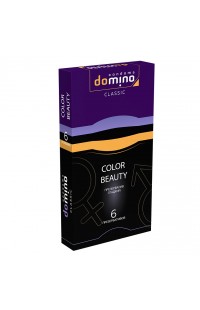 Презервативы "Domino Color Beauty", разноцветные, 6 шт.